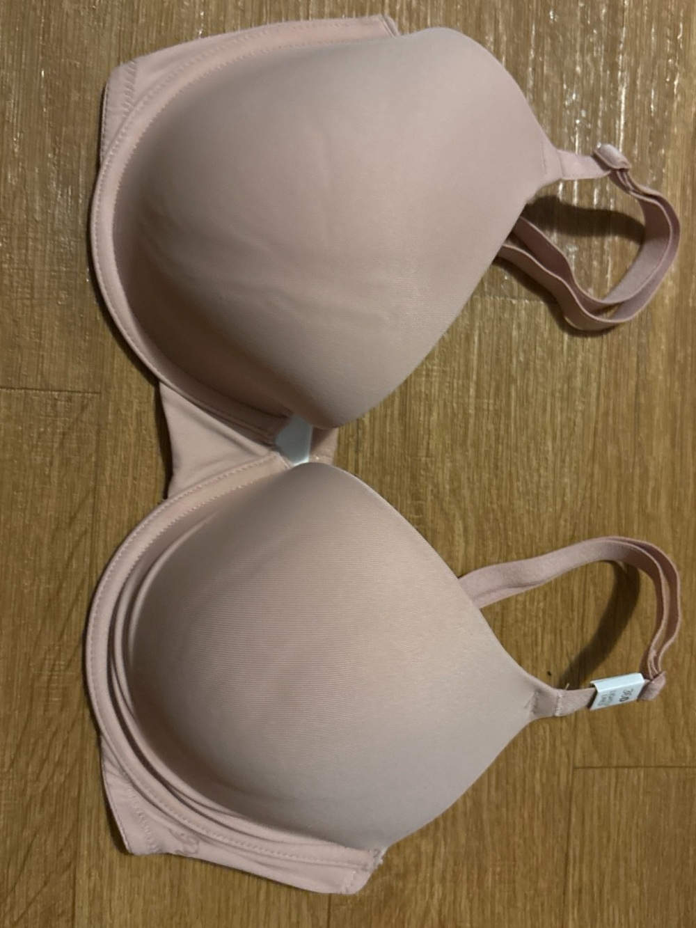 VS Pink Bra Underwire Lightly Lined Beige Women’s Sz 36D NWT